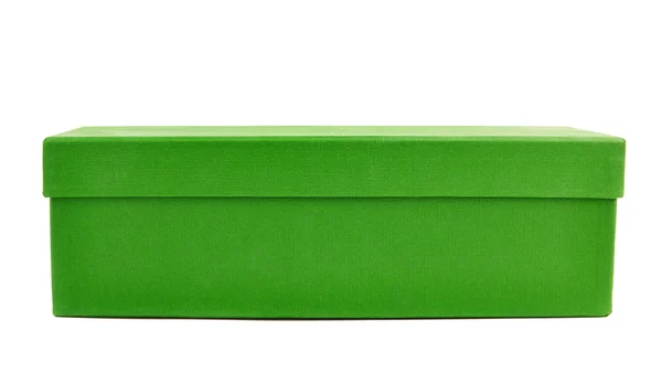 Green gift box — Stock Photo, Image