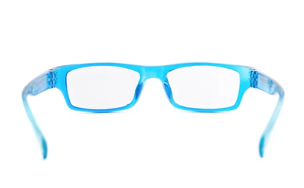 Lunettes en plastique bleu — Photo