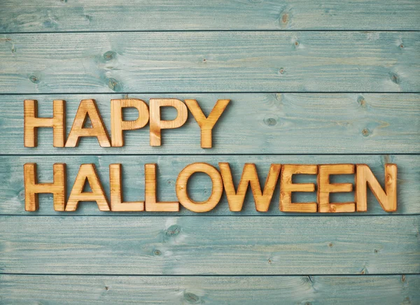 Felices palabras de Halloween — Foto de Stock