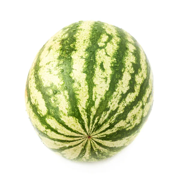 Ripe green watermelon — Stock Photo, Image