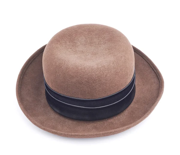 Brun kvinnliga hatt — Stockfoto