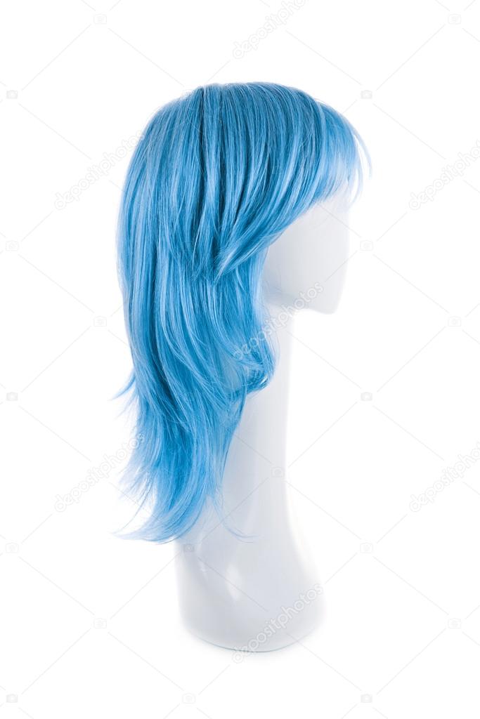 Hair wig over the mannequin