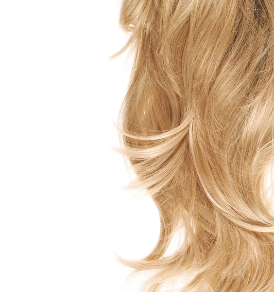 Хвилясте волосся фрагмент — стокове фото