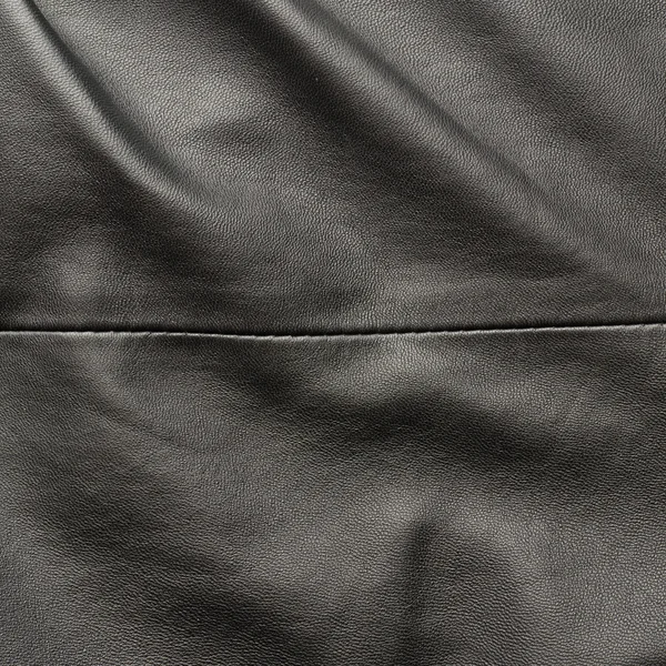 Black leather material — Stock Photo, Image