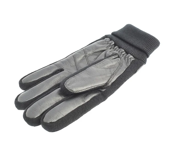 Black winter glove — Stock Photo, Image
