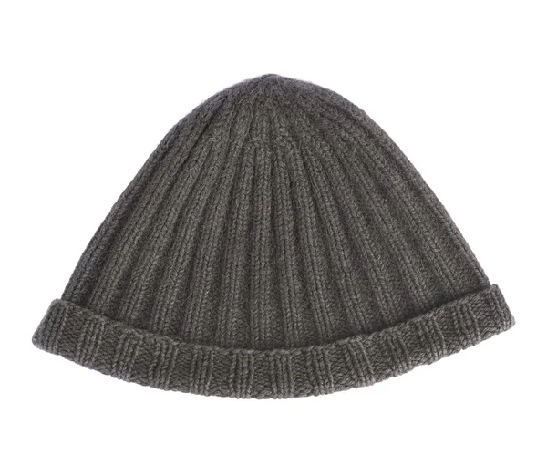 Black knitted cap — Stock Photo, Image