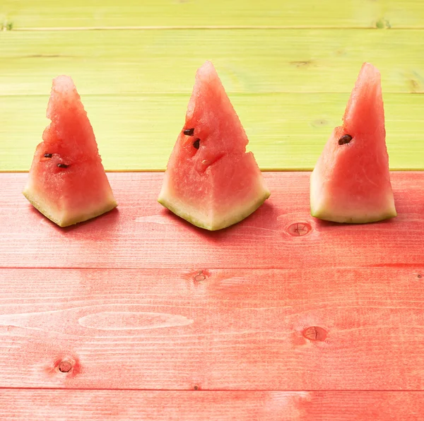 Multiple watermelon pieces — Stock Photo, Image