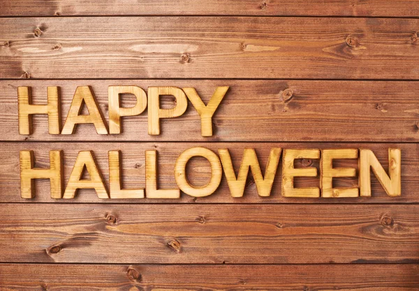 Felices palabras de Halloween — Foto de Stock