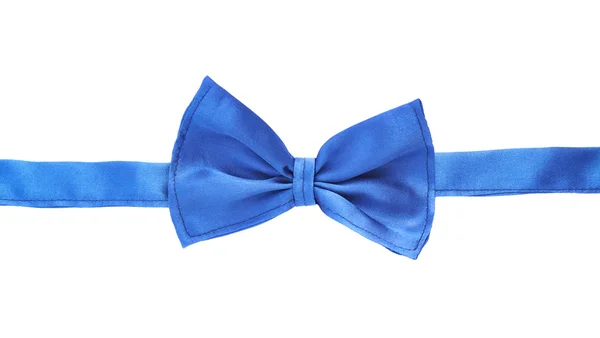 Blue bow tie isolated — Stock Photo, Image