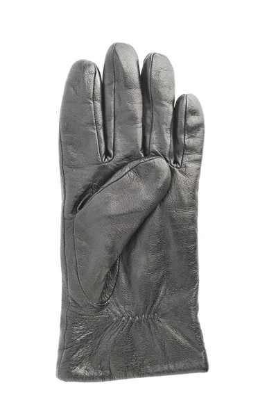 Skrynkliga läderhandske — Stockfoto