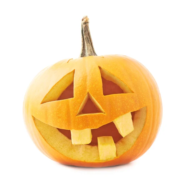 Halloween pumpkin head — Stock Photo, Image