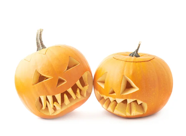Halloween pumpkin heads — Stock Photo, Image