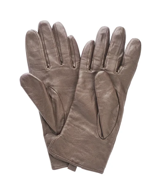 Brown leather gloves Stock Picture