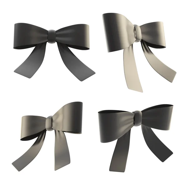 Ribbon bows set — Stock Photo, Image