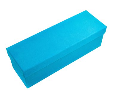 İzole uzun boylu hediye kutusu