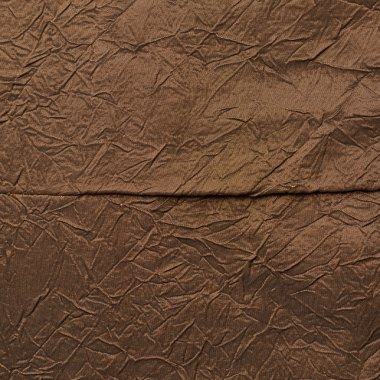 Kahverengi ipek kumaş malzeme parçası