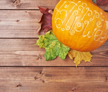 Mutlu Halloween balkabağı kompozisyon