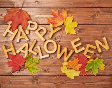 Mutlu Cadılar Bayramı kelime kompozisyon