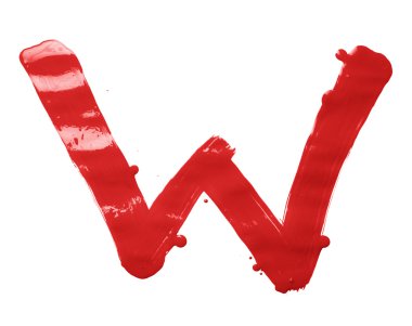 Boya darbeleri ile yapılan mektup