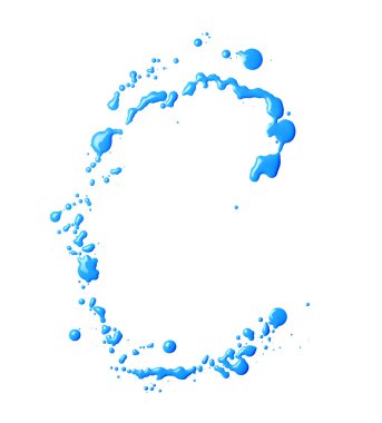 Boya damla ile yapılan mektup