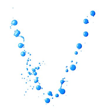 Boya damla ile yapılan mektup