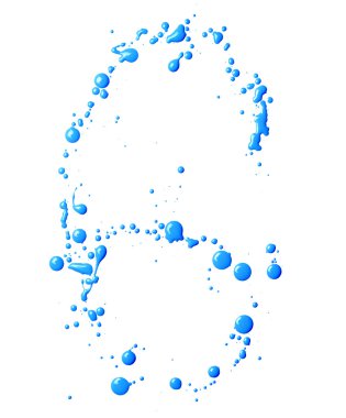 Basamak birden çok boya dökülmeleri ile yapılan