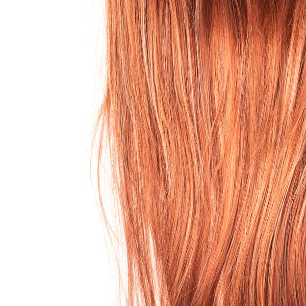 Hair fragment over the white — Stock Photo, Image