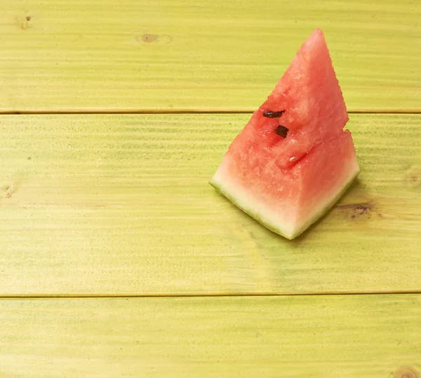 Single piece of watermelon composition — Stock Photo, Image