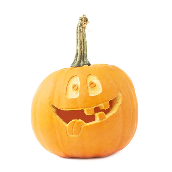 Jack-o-lantaarns halloween pompoen hoofd — Stockfoto