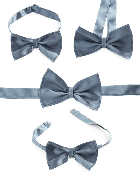 Gray bow tie isolated — Stock Photo, Image