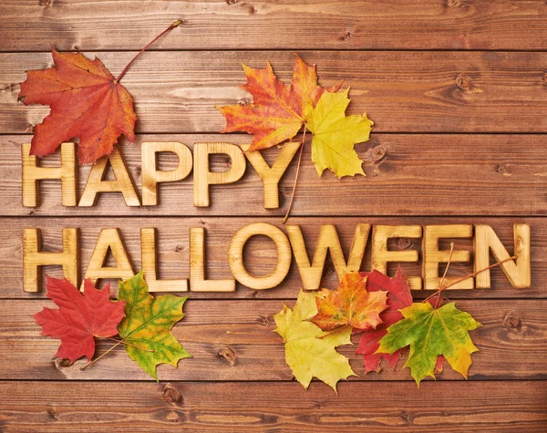 Feliz Halloween palabras composición — Foto de Stock