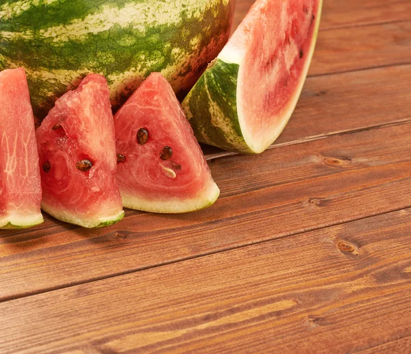 Watermelon with slices composition — Stock Photo, Image