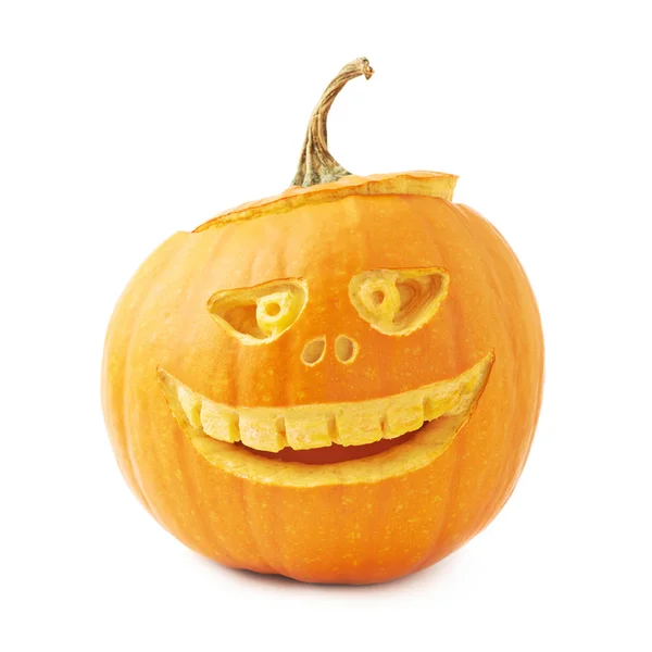 Jack-o-lanterner halloween gresskarhode – stockfoto