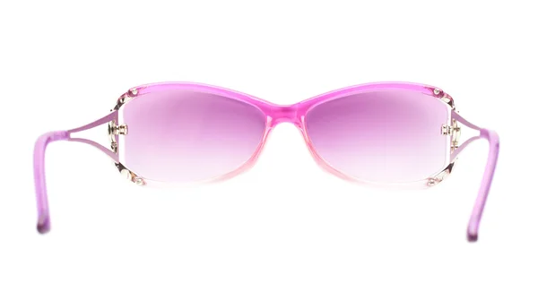 Elegante rosa occhiali femminili isolati — Foto Stock