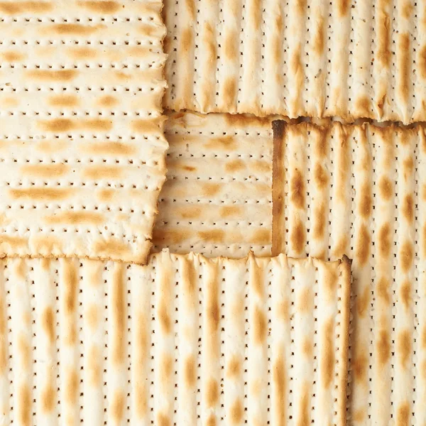 Surface covered with matza flatbread — Stock Photo, Image