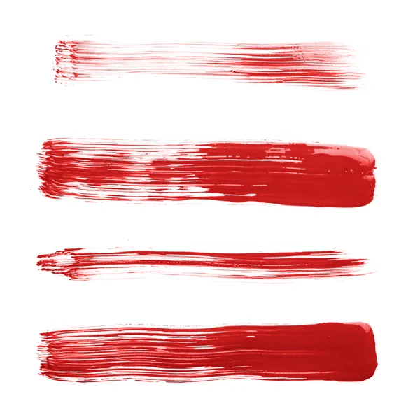 Düz yağlı boya fırça darbeleri