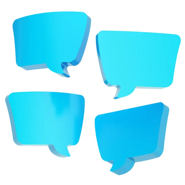 Text bubble shape isolated — Stock Photo, Image