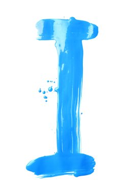 Boya darbeleri ile yapılan mektup