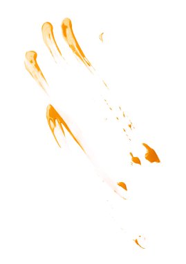 İzole yağlı boya lekeleri