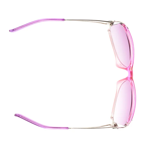 Stylish pink female glasses isolated — Stock Photo, Image