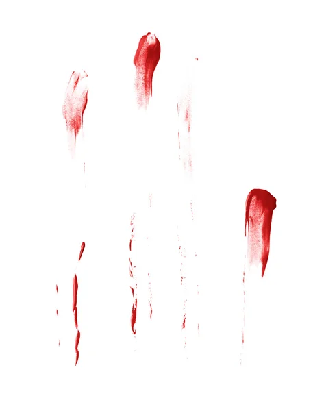 Oil paint stains isolated — Stock Photo, Image