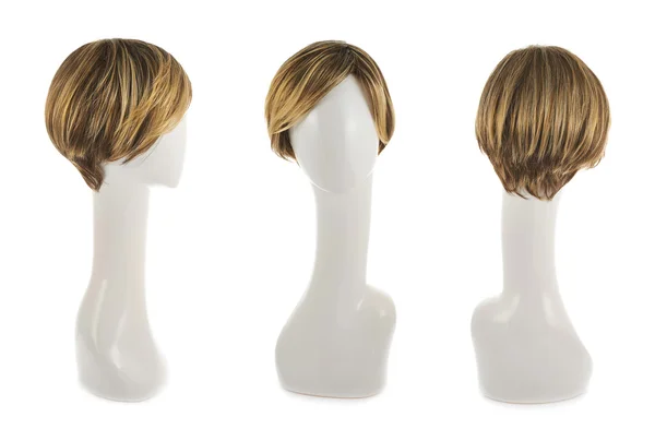 Hair wig over the mannequin head — Stock Photo, Image