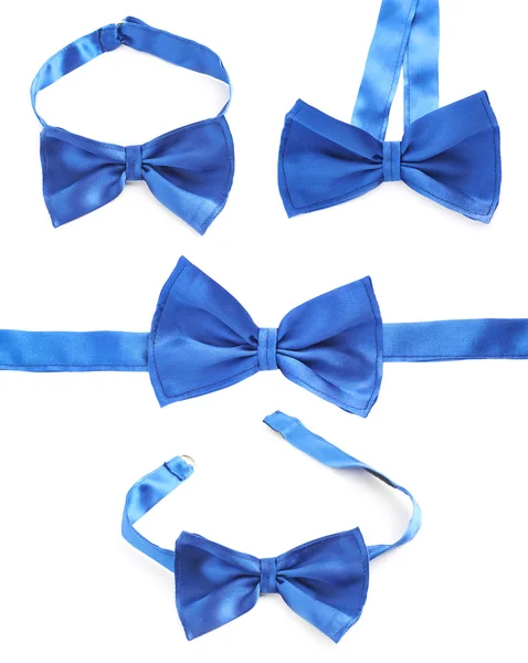 Blue bow tie isolated — Stock Photo, Image