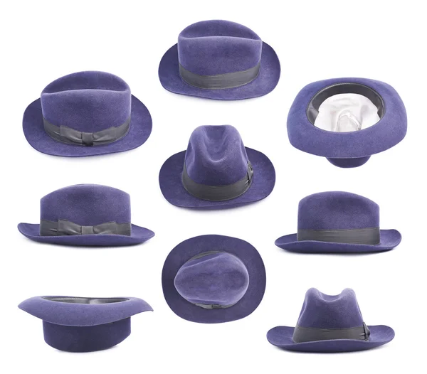 Cappello blu scuro isolato — Foto Stock