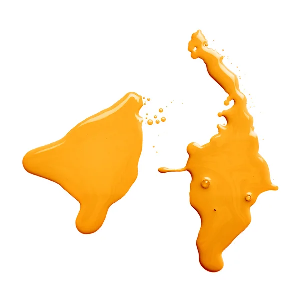 The puddle of a paint spill — Stock Photo, Image