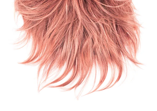 Hair fragment over the white — Stock Photo, Image