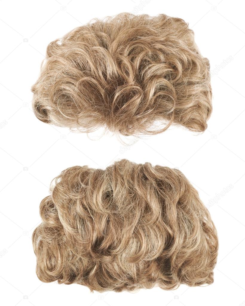 Hair wig isolated