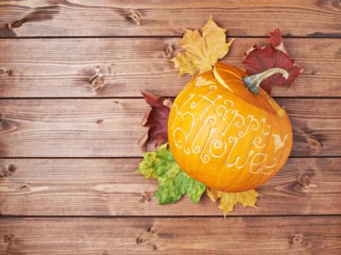 Mutlu Halloween balkabağı kompozisyon