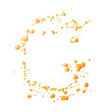 Boya damla ile yapılan mektup