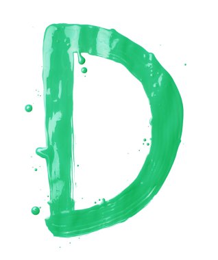 Boya darbeleri ile yapılan mektup